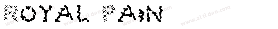 Royal Pain字体转换